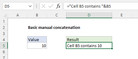 How To Concatenate In Excel | Exceljet